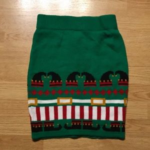 Ugly Christmas Sweater Skirt